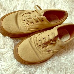 Vans sneakers sand color size 7